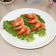 Штучні листя салату RESTEQ, набір із 10 шт — муляж овочів, імітація свіжої зелені для декору кухні, вітрин, фотосесій та, фото 3