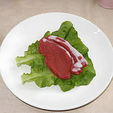 Штучні листя салату RESTEQ, набір із 10 шт — муляж овочів, імітація свіжої зелені для декору кухні, вітрин, фотосесій та, фото 5