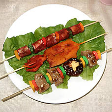 Штучні листя салату RESTEQ, набір із 10 шт — муляж овочів, імітація свіжої зелені для декору кухні, вітрин, фотосесій та, фото 4