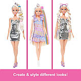 Лялька Барбі Зачіски Блондинка Фан та Фенсі з аксесуарами Barbie Fun & Fancy Doll & Accessories JCT72, фото 5