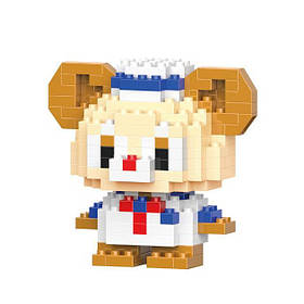 Конструктор-фігурка BRICKS “Піксельний Ведмедик Даффі” (Duffy the Disney Bear, Duffy and Friends) 1001