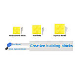 Конструктор-фігурка BRICKS “Піксельний Ведмедик Даффі” (Duffy the Disney Bear, Duffy and Friends) 1001, фото 3