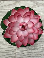 Штучний лотос для водойми, діаметр 20 см — декоративна квітка для ставка, басейну, фонтану, фото 4