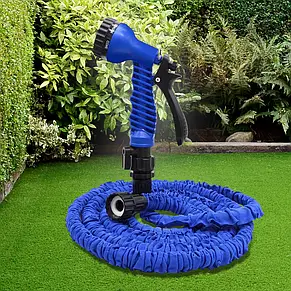 Шланг садовий X-hose з розпилювачем для води 75 м, Синій, фото 1