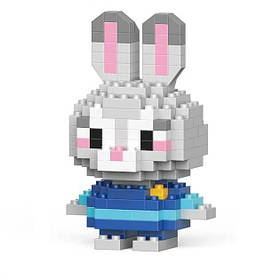 Конструктор-фігурка BRICKS “Джуді Гопс у піксельному стилі” (Judy Hopps, Zootopia) 8201
