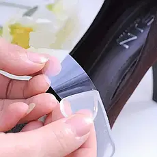 Силіконовий фіксатор п'яти потовщений на клейовій основі, фото 3