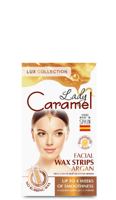 Віск для депіляції обличчя Lady Caramel Аргана 12 шт
