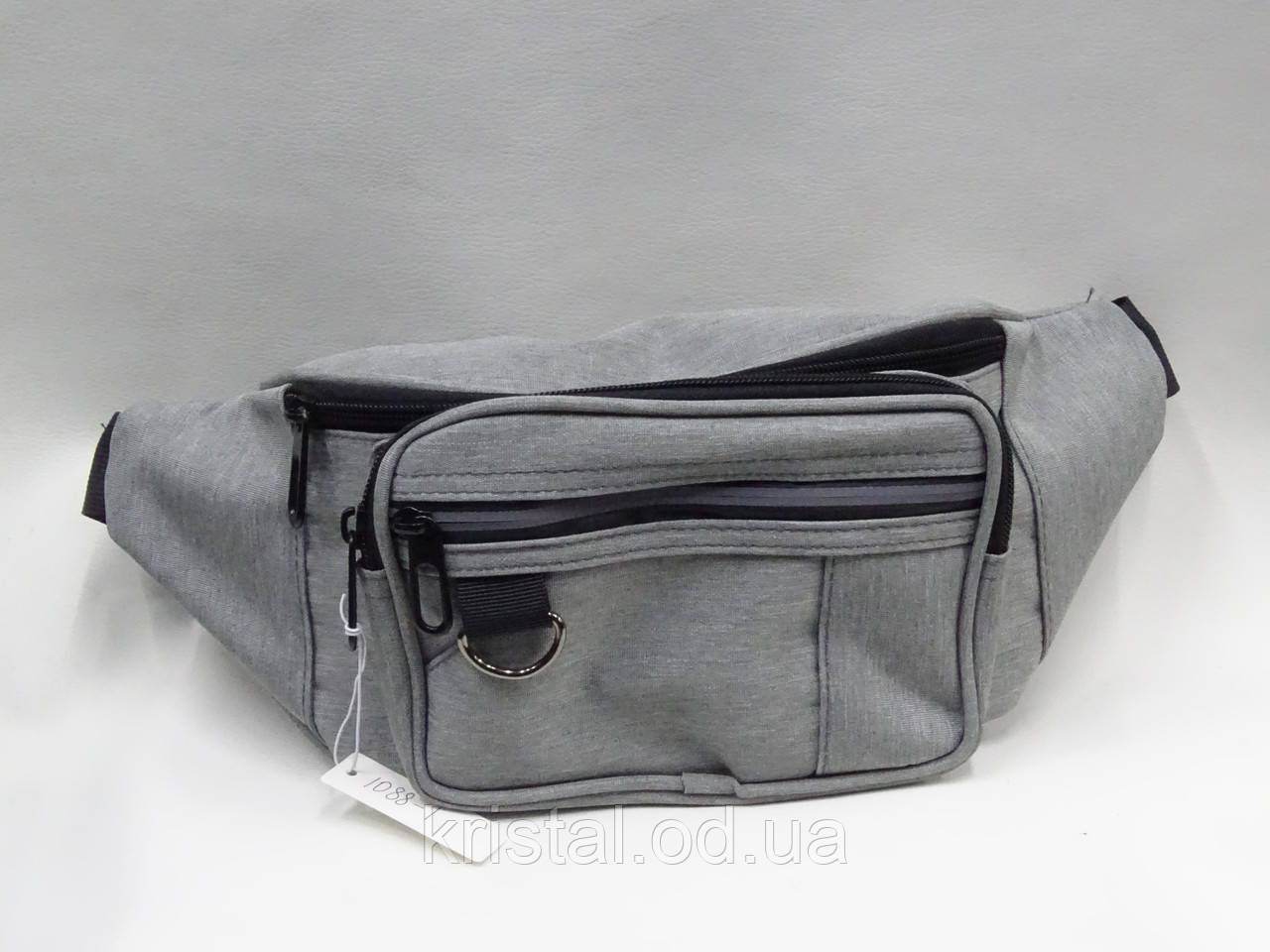 Чоловіча сумка-бананка на пояс гуртом 24*18 см. серії "Bag Fon`s" №08120, фото 1