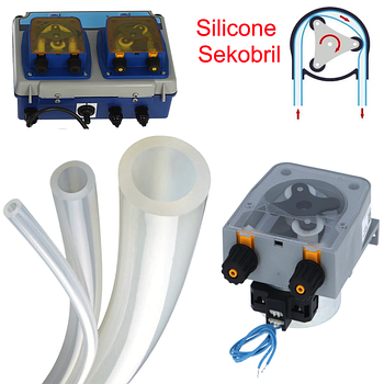 Шланги Silicone / Sekobril (для хімії з низьким вмістом лугів і кислоти)