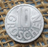 10 грошей 1967 року. Австрiя