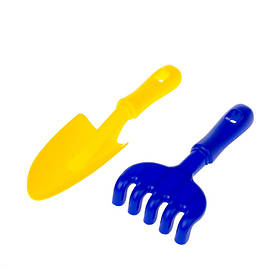 Пісочний набір "Ромашка" №5 Colorplast 1135 Синьо-жовтий, Toyman