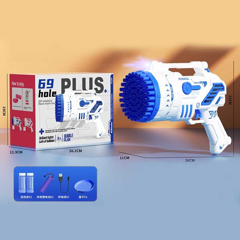 Мильні бульбашки арт. 889-11 (36шт)  пістолет на акум. батар.26*19 см короб.