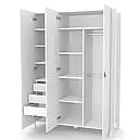 Шафа в дитячу з ДСП і дерева Монако 1310 Верес, фото 2