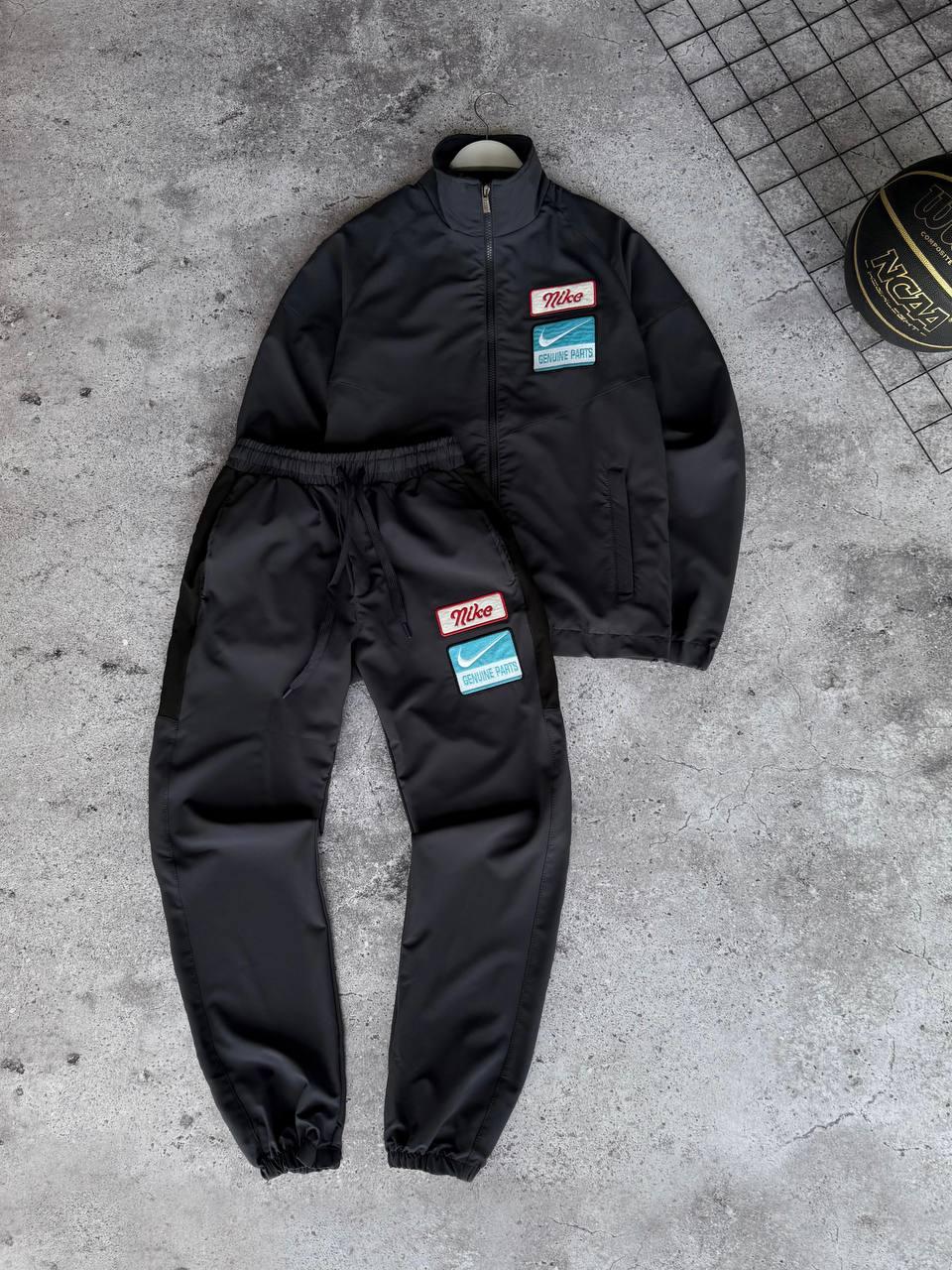 Чоловічий спортивний костюм Nike M2452 чорний, фото 1