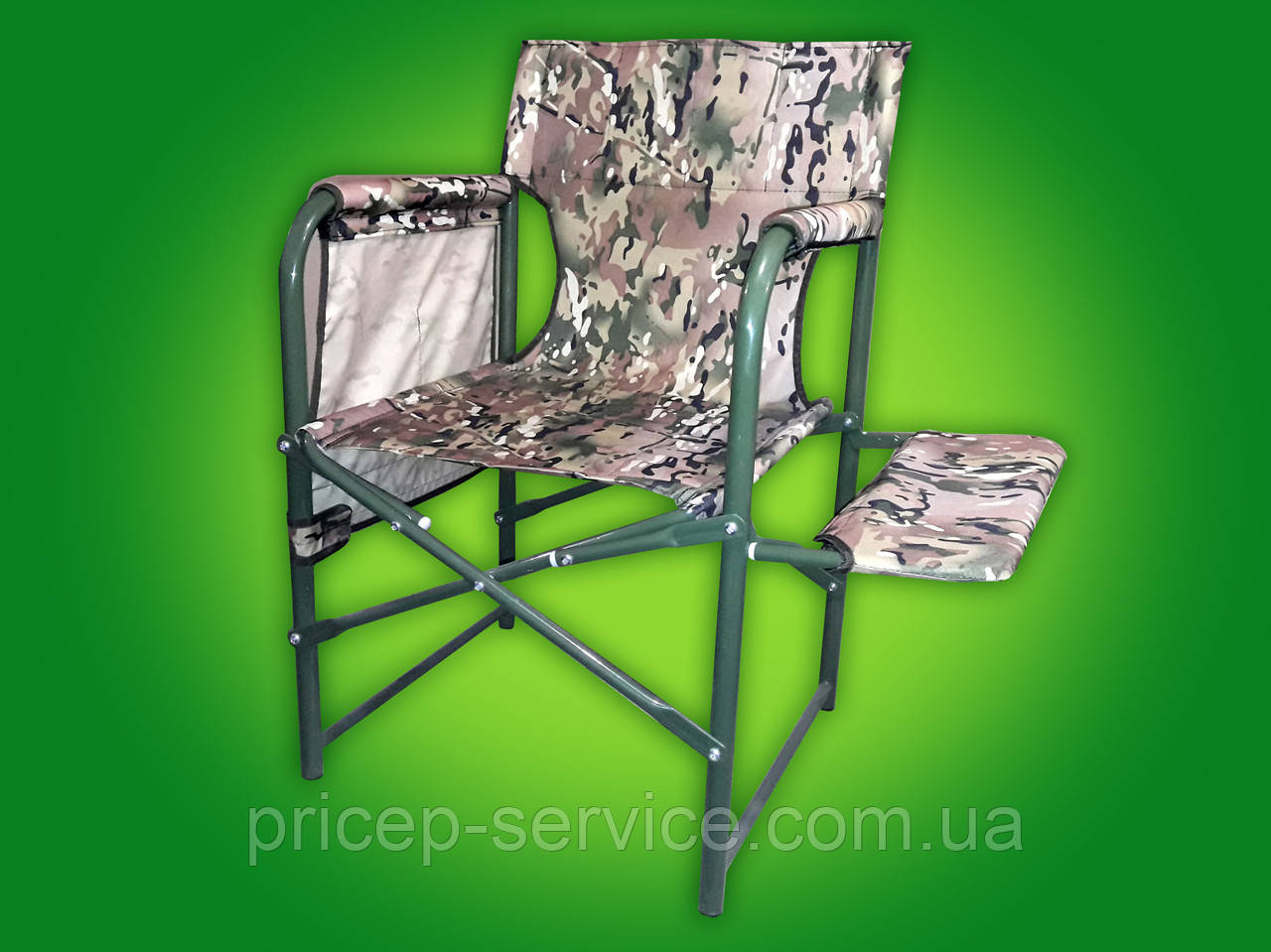 Складане крісло "Рибак" — з поличкою для туризму та риболовлі