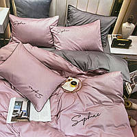 Плуторна сатинова постільна білизна високої якості, розмір півтораспальний