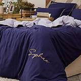 Готовий двоспальний комплект сатинової постільної білизни високої якості Розмір 2.0, фото 2