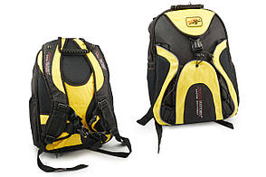 Рюкзак - (чорно-жовтий)