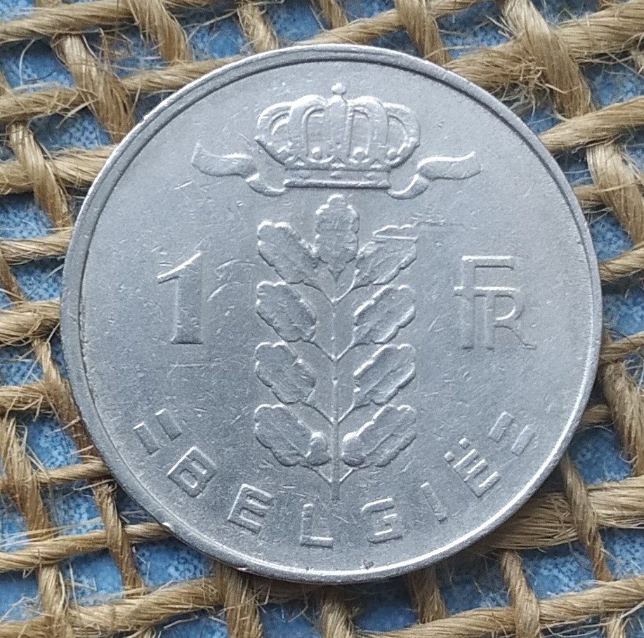 1 франк 1957 року. Бельгiя, фото 1