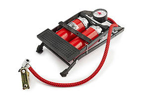 Насос двопоршневий ножний (з манометром на 7кг/см2) GS