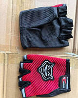 Рукавички без пальців (mod:002, size:L, червоні)