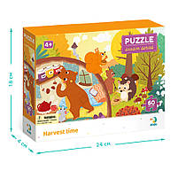 300413 Пазл Прибирання в лісі, 60 елементів, фото 3