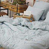 Плуторна сатинова постільна білизна високої якості, розмір півтораспальний, фото 2