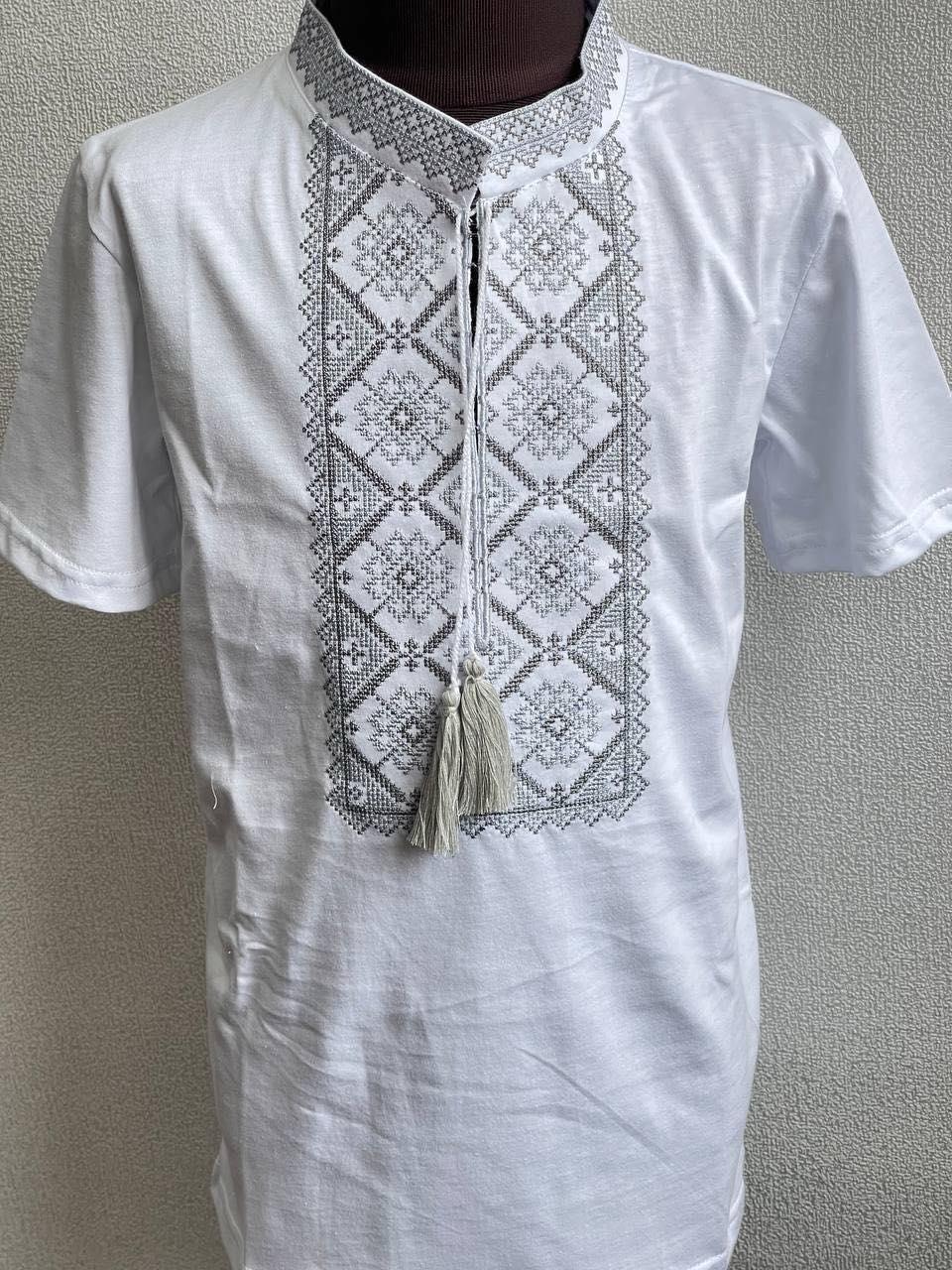 Футболка-вишиванка для хлопчиків р.116/164; Гурт, фото 1