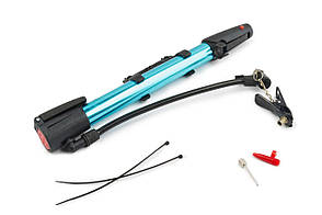 Насос ручний (L-25 см, з кріпленням на раму, синій) OP