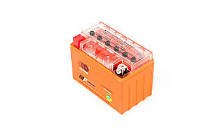 Акумулятор 12V 9А гелевий (151x86x106, помаранчевий, mod:X9-BS)