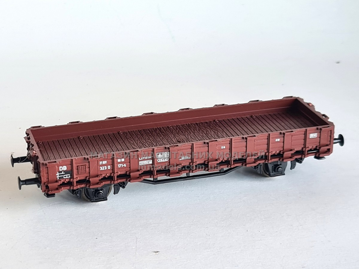 Roco 44002 модель 2-осної платформи, коричневого кольору, DB, масштаб H0, 1:87, фото 1