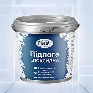 Епоксидна наливна підлога для фургона рефрижератора 10 кг Білий - Plastall™