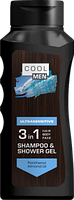 Гель-шампунь 3в1 Cool Men Ultrasensitive 400 мл