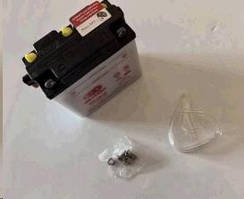 Акумулятор 6V 11А заливний (122x62x131, білий, mod:6N 11A-3A)