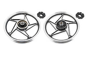 Диск колеса 1,85*18 (зад, барабан) (легкосплавний) мотоцикл 125J ZY