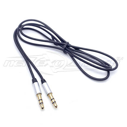 Аудіокабель AUX 3.5 mm jack 1.0 м, фото 3