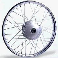 Диск колеса 1,4*17 (перед, барабан) (спицкований) мопед Дельта