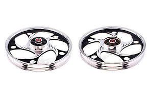 Диск колеса 1,6*17 (зад, барабан) (легкосплавний) мотоцикл Альфа