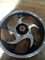Диск колеса 1,6*17 (зад, барабан) (легкосплавний) мотоцикл Альфа