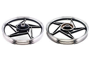 Диск колеса 1,85*18 (зад, барабан) (легкоплавний) мотоцикл 125J