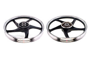 Диск колеса 1,6*17 (зад, барабан) (легкосплавний) мопед Актив