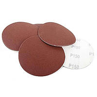 Коло наждачне самоклеючий 125 мм, папір клас С, щільність 120 г/м2, К150, уп. 10 од.