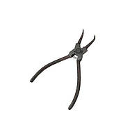 Щипці для зняття та встановлення стопорних кілець 150 мм, вигнуті на стиск