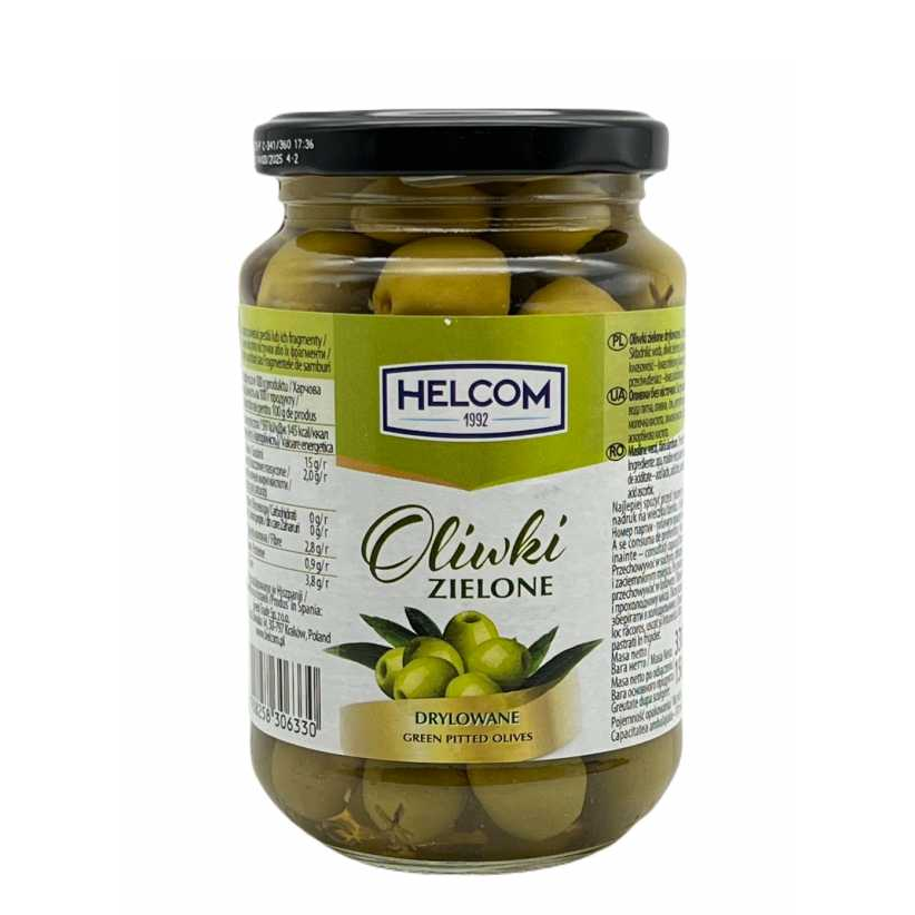 Оливки зелені без кісточки Hutesa Іспанія, 350 гр, фото 1