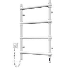 Рушникосушарка нержавіюча електрична Navin Retro 500х800 Sensor ліва, білий оксамит