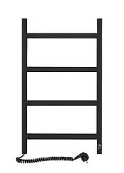 Рушникосушка електрична Nordic 500х800 Sensor нержавіюча сталь, ліва, чорний муар