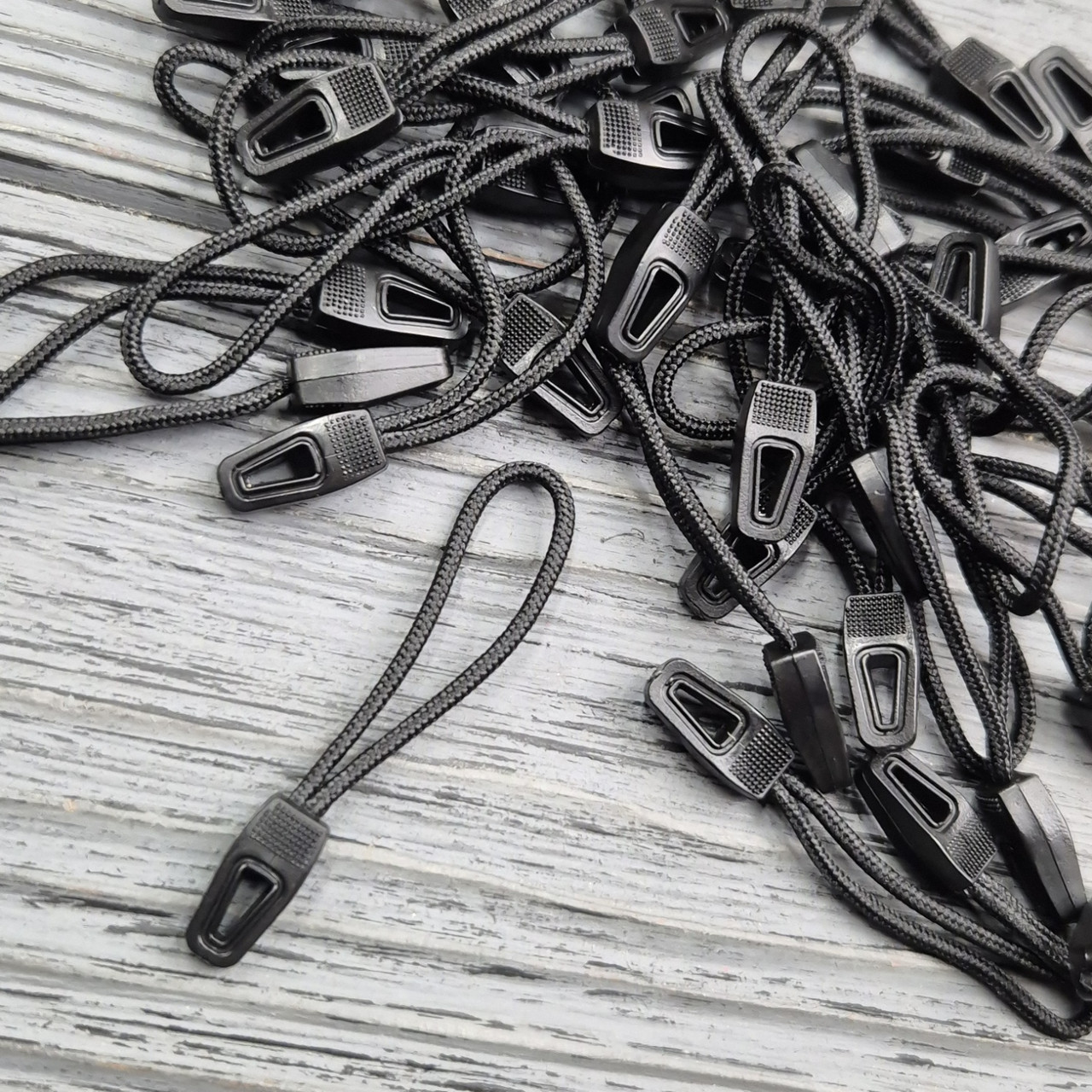 Пулер для бігунка №8 Чорний (100 шт), фото 1