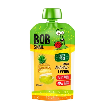 Смузі Ананас - Груша Bob Snail, 120 г
