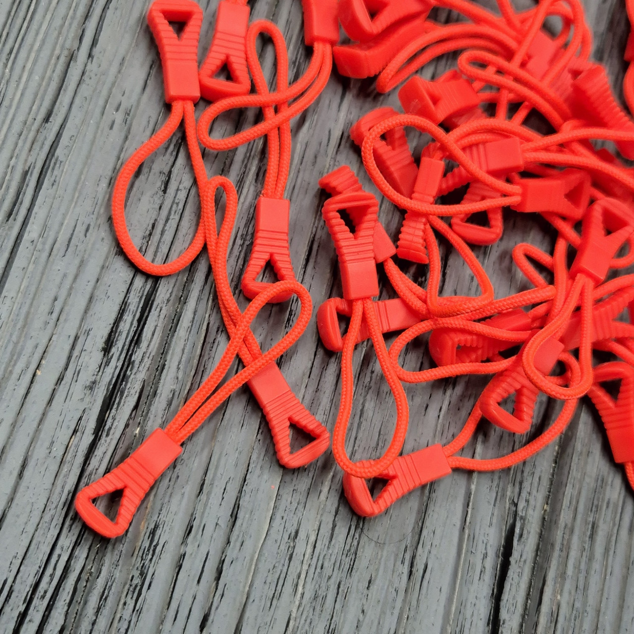 Пулер для бігунка №22 Кораловий неон (100 шт), фото 1