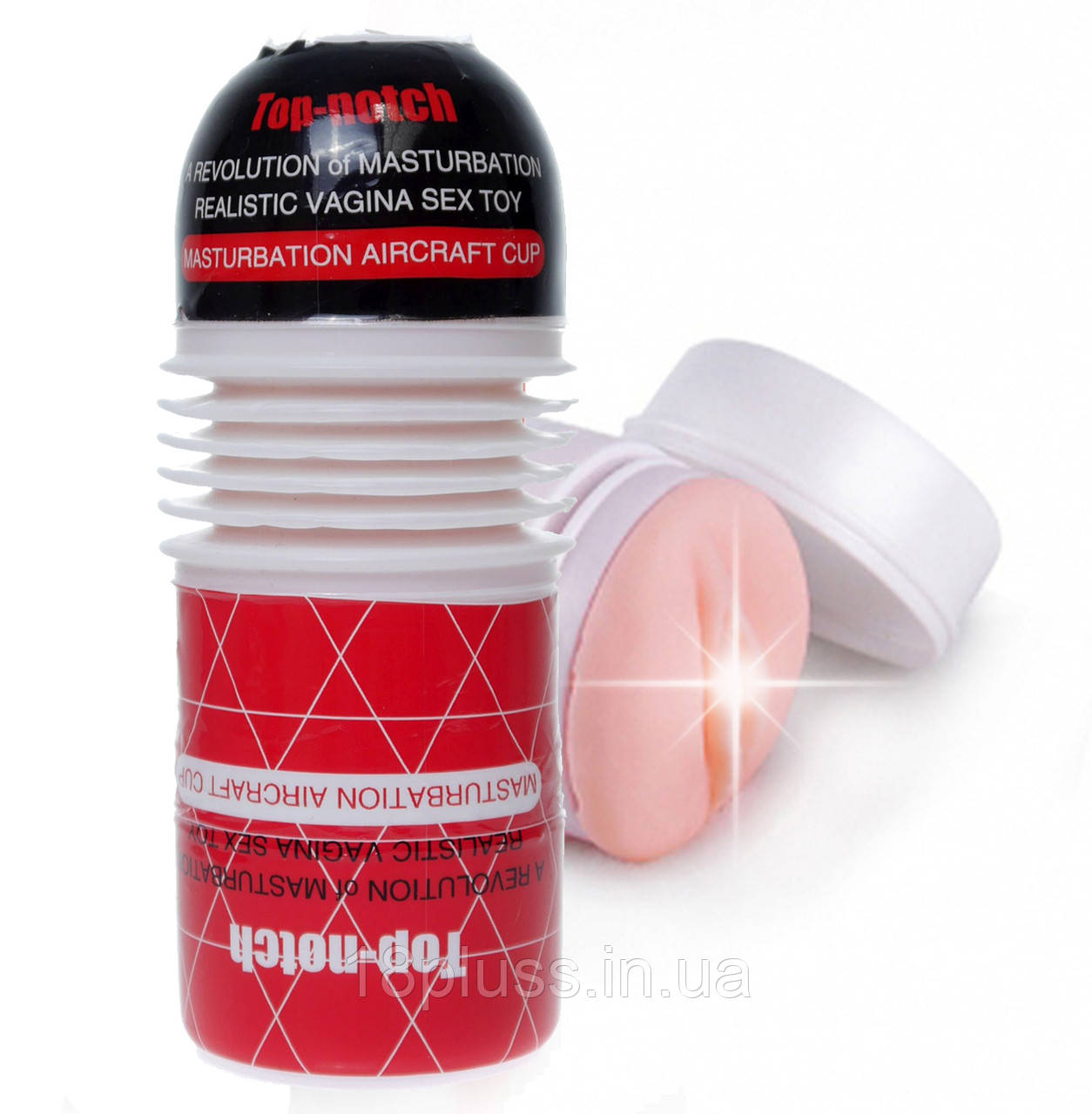 Мастурбатор у колбі у вигляді вагіни Top Notch Masturbator Cup, фото 1